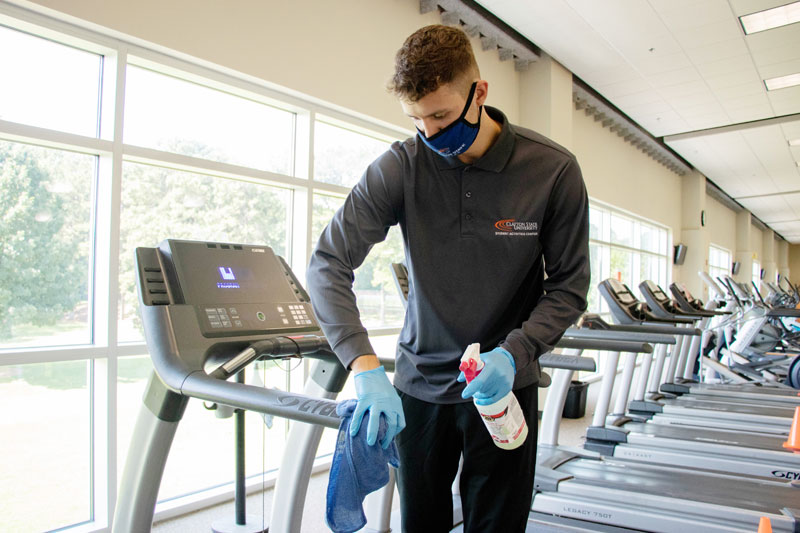 Staff cleaning facility 