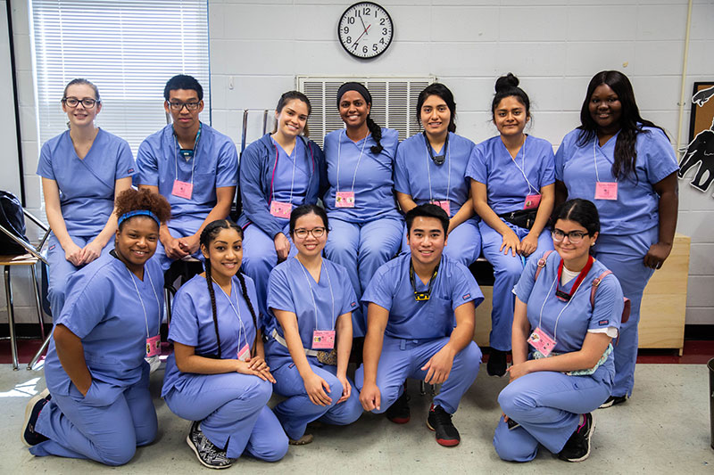 Clayton State University Dental hygiene students