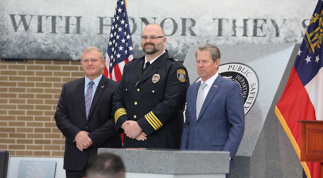 Clayton State's John Keener is honored by Georgia Gov. Brian Kemp